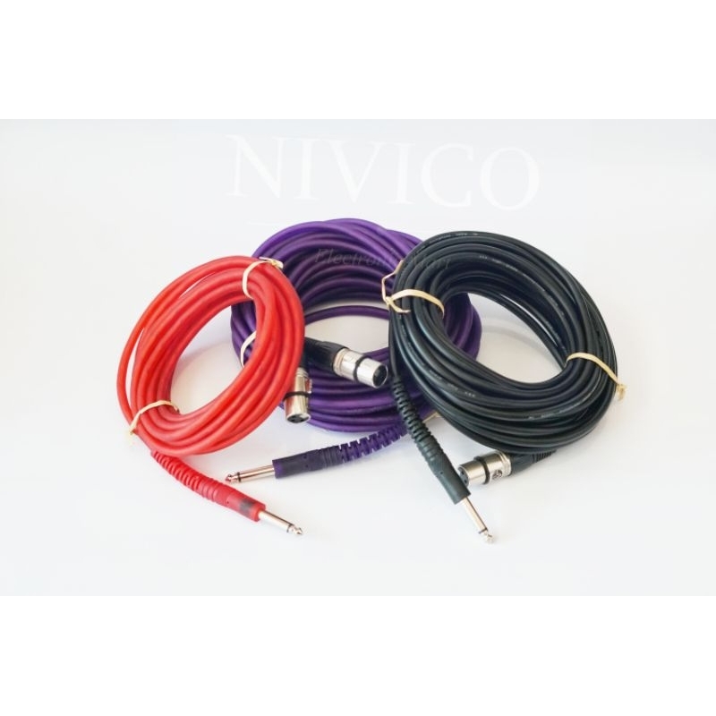 KABEL PROFESSIONAL MICROPHONE LONGWAY 15 m jack audio & xlr female