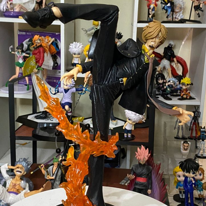 LED Action Figure One Piece Sanji Action Figure Series Jumbo Box LED