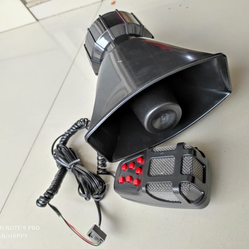 Simon Klakson Toa Polisi Patwal Sirine 7 Suara Klakson Toa 7 Suara 12 Volt