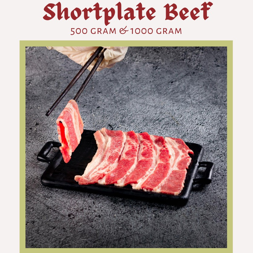 

Shortplate Beef Sliced (Daging Yoshinoya) Premium