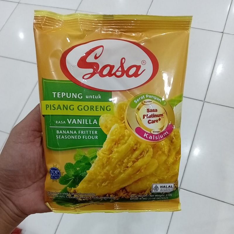 

Mahbubah - Sasa 210 g Tepung untuk Pisang Goreng Rasa Vanilla
