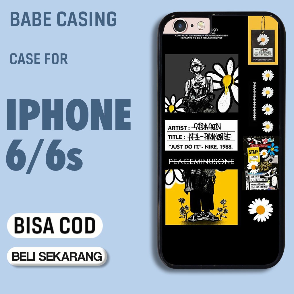 case hp iphone 6 6s terbaru aesthetic streetwear cute keren cowok lucu casing hp cewek mewah bahan h