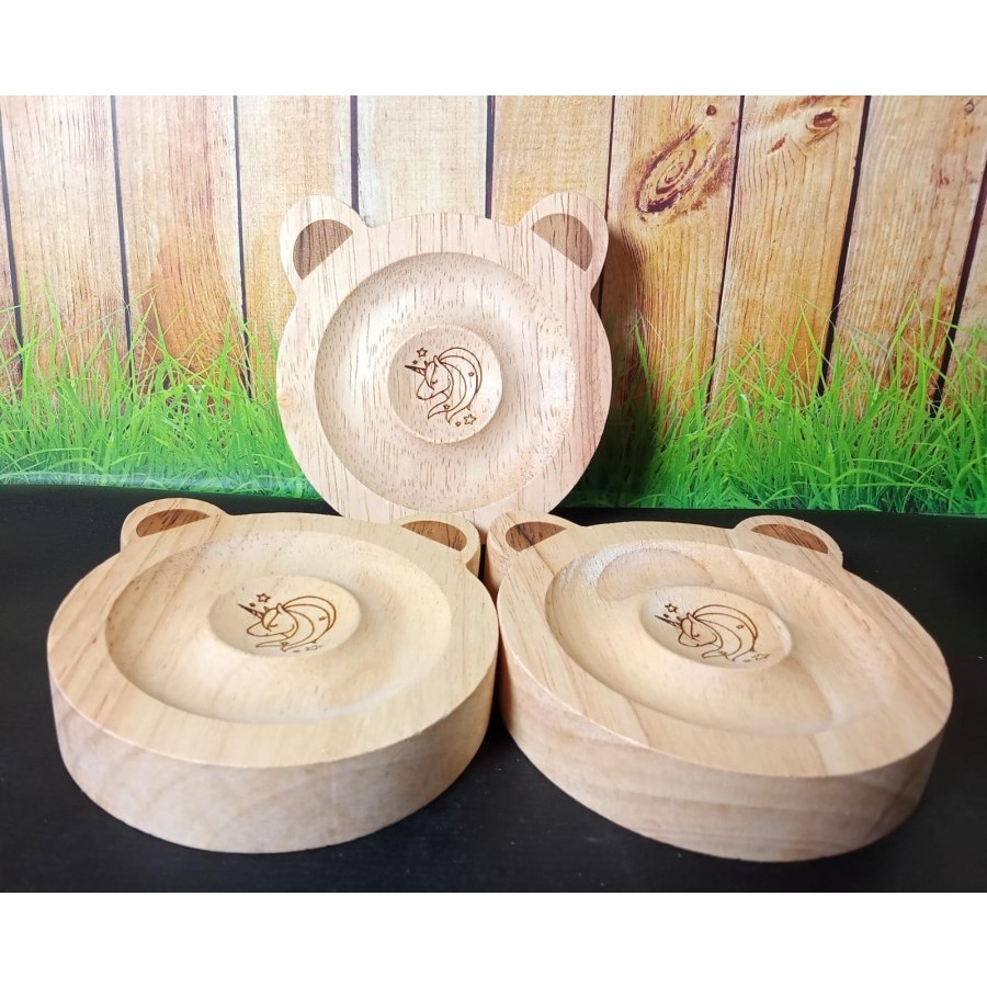 Bracelet Wooden Display / Gelang Display Kayu Unicorn & Ear