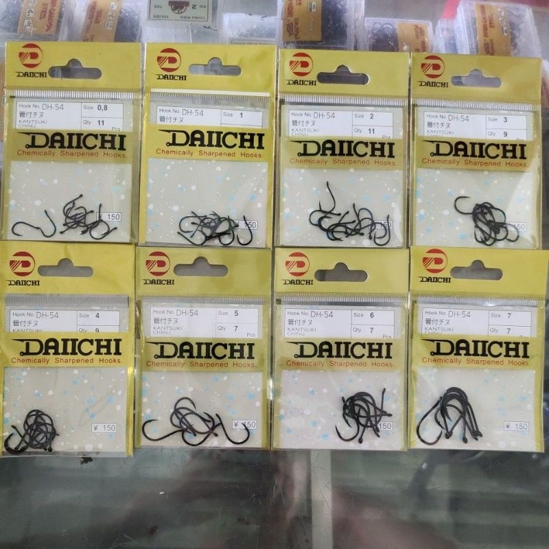 pancing/kail daichi (DH-54 lubang),(DH-70 tidak lubang)