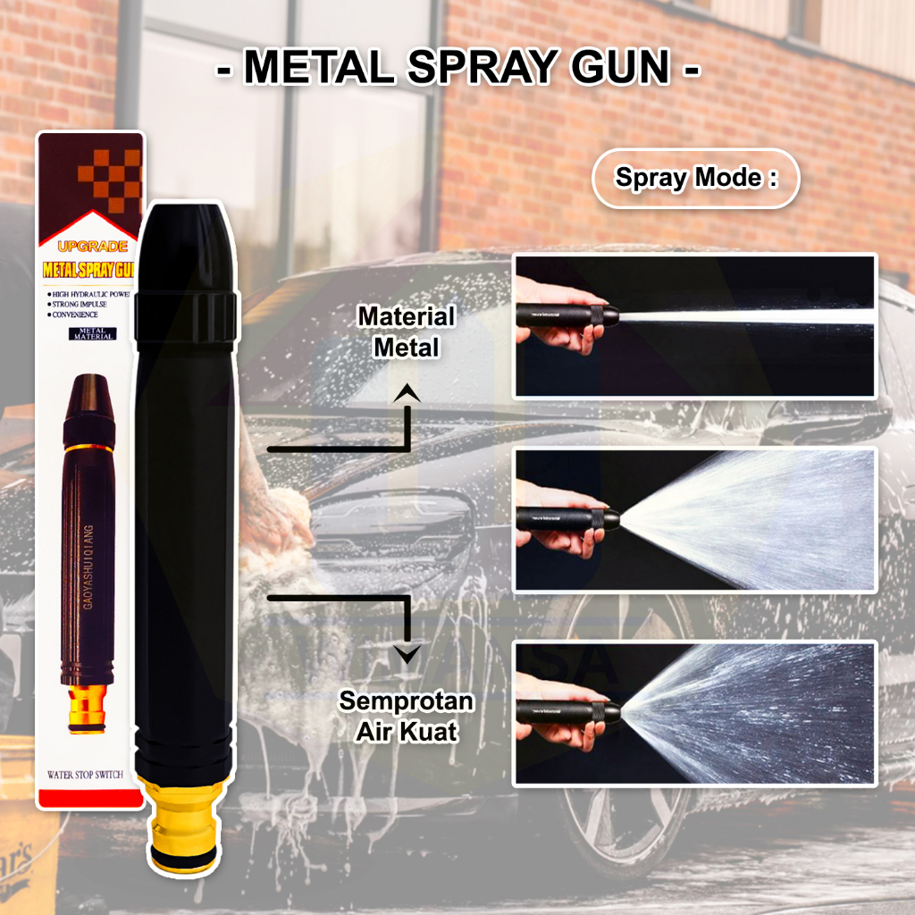 Metal spray gun-kepala semprot kuningan