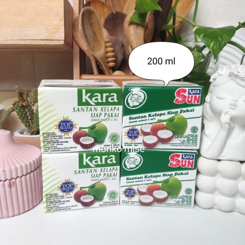 

santan kara sun kara 200 ml santai cair pasta