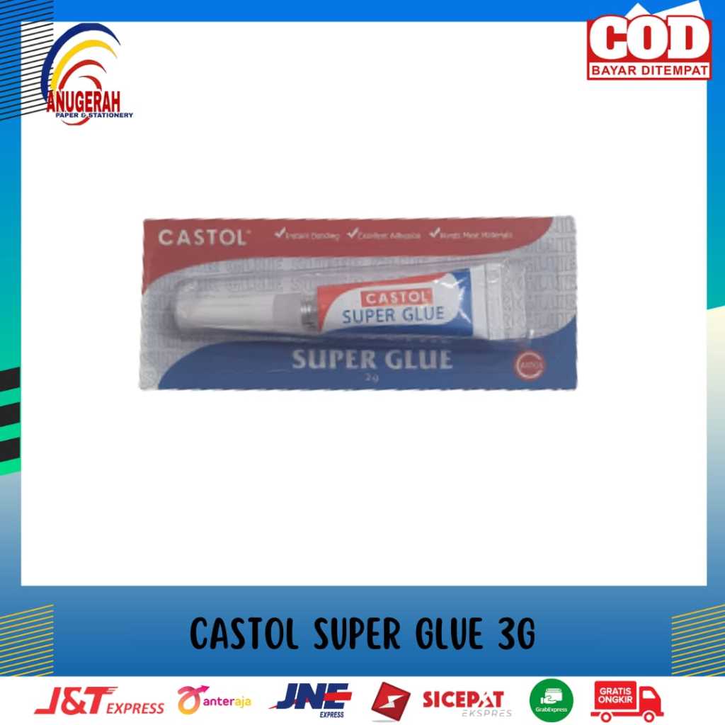 

CASTOL SUPER GLUE 3GR (PCS)