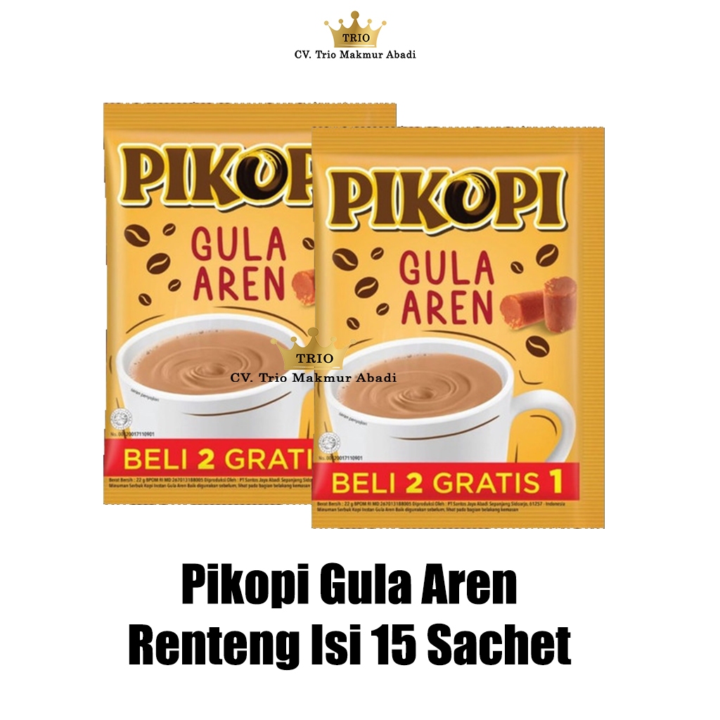 

Pikopi Gula Aren 22g Renteng isi 15 Sachet