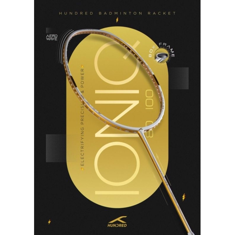 Raket Hundred IONIQ 100 & 80 Original.