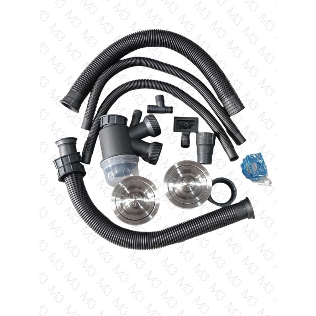 SELANG BAK CUCI PIRING / SLANG DOUBLE PEMBUANGAN BAK CUCI PIRING + 2 AFUR