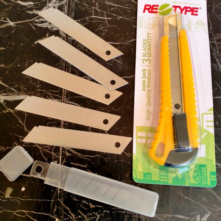 

CUTTER BESAR + REFIL(8 PCS) CUTTER MURAH GROSIR