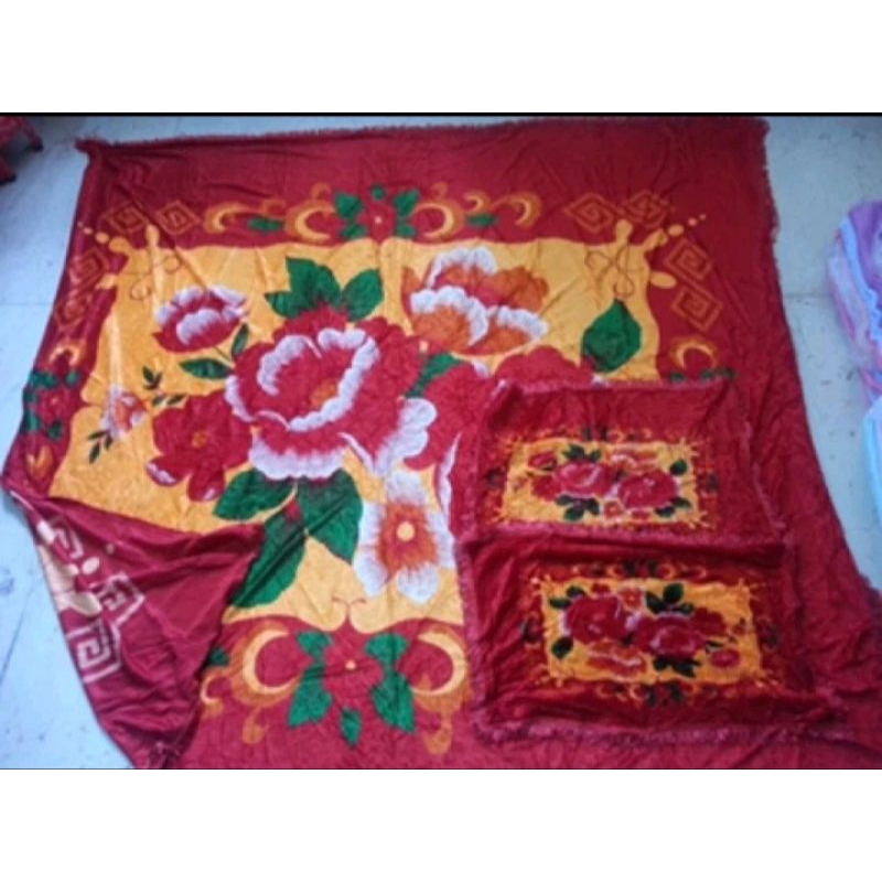 Sprei india / Sprei jadul / penutup ranjang 2 sarung bantal / sprei / selimut