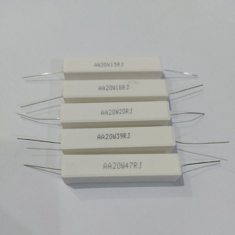 Resistor Kapur 20 Watt Kualitas Bagus