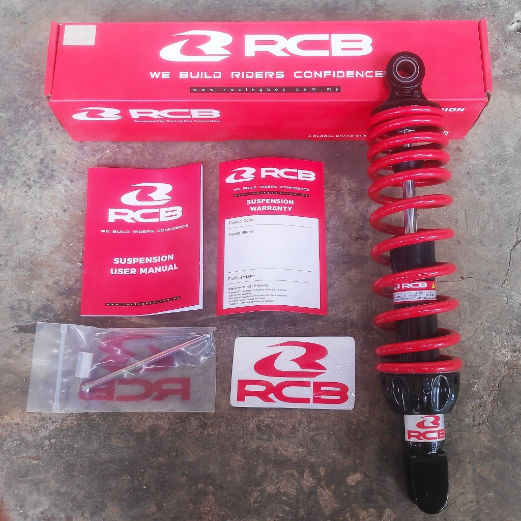 Shockbreaker shock RCB A2 series 330 mm merah asli original ori motor matic matik vario 125 150  ber