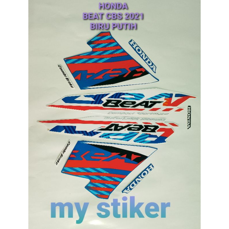 ListBody Motor /Striping Body Motor Honda BEAT CBS 2021