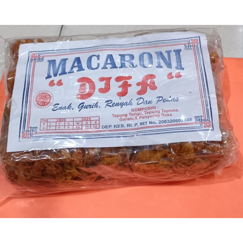 

Makaroni Difa 1 Pack Isi 12 Pcs