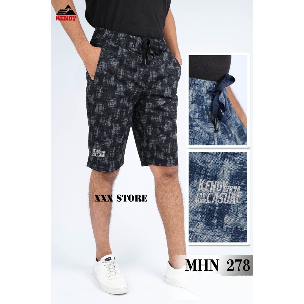 Celana Pinggang Karet Hospen Kendy Original | Celana Pendek Hospen Kendy M L XL XXL XXXL XXXXL | Cel