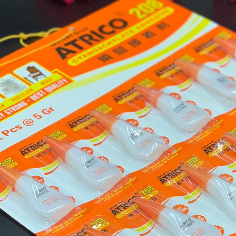 (COD) Lem Korea Merek Atrico/Lem Super/Lem Power 5gram