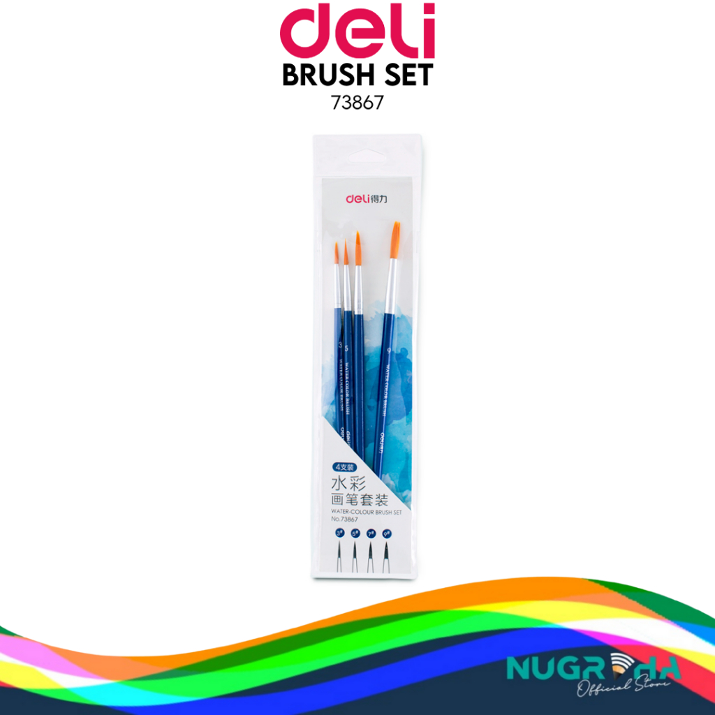 

KUAS SET LUKIS CAT AIR MINYAK AKRILIK ISI 4 DELI 73867