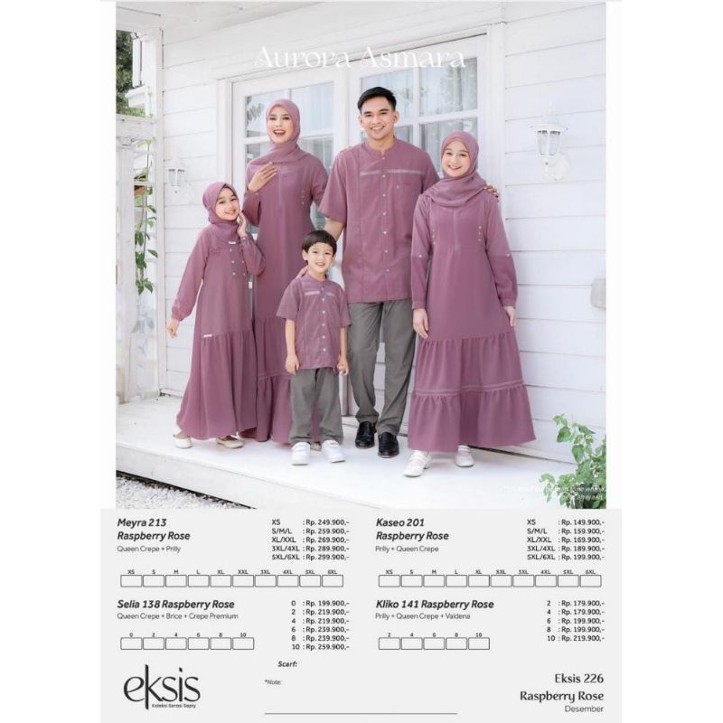 eksis 226 Raspberry Rose dari seply