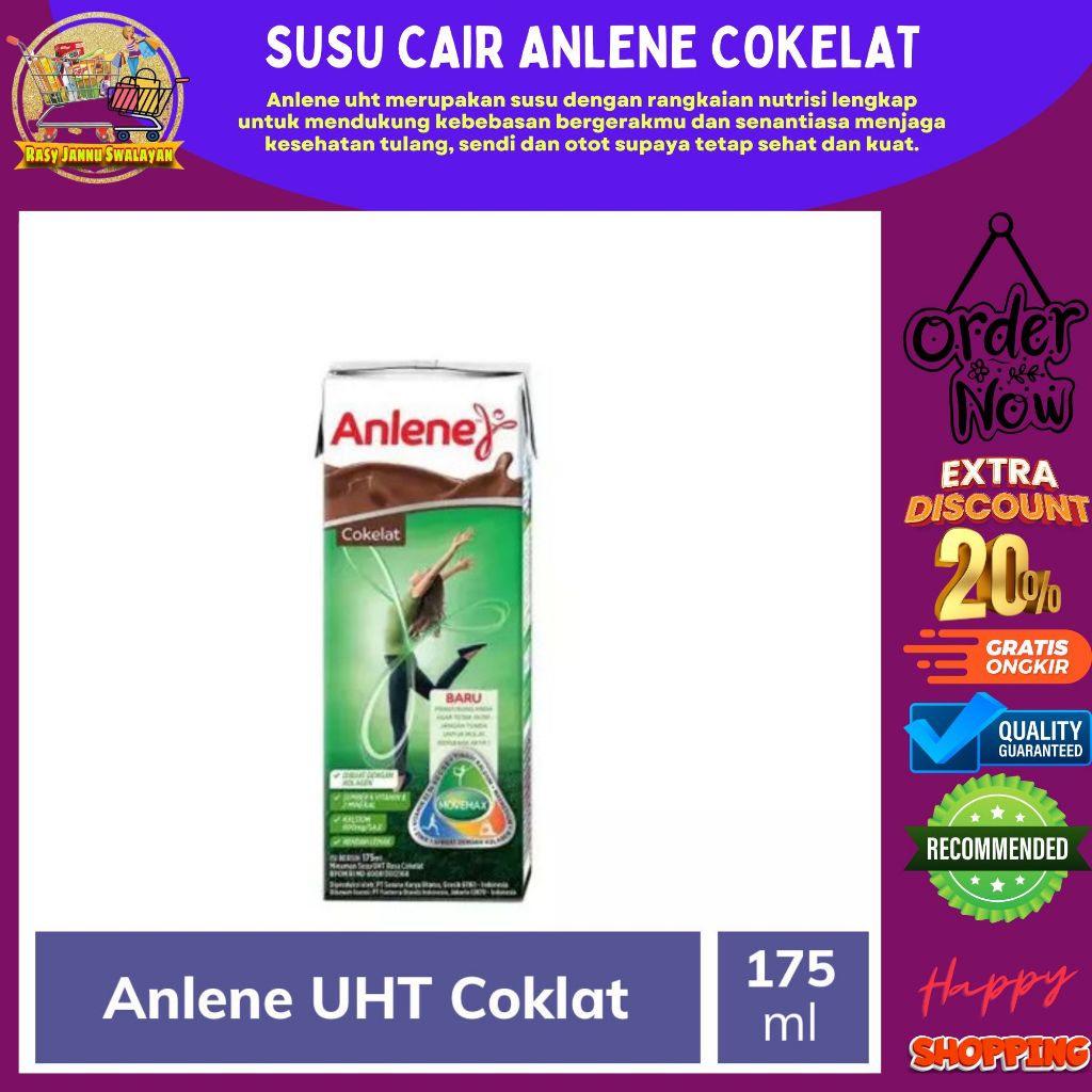 

ANLENE UHT Milk Chocolate 175ml