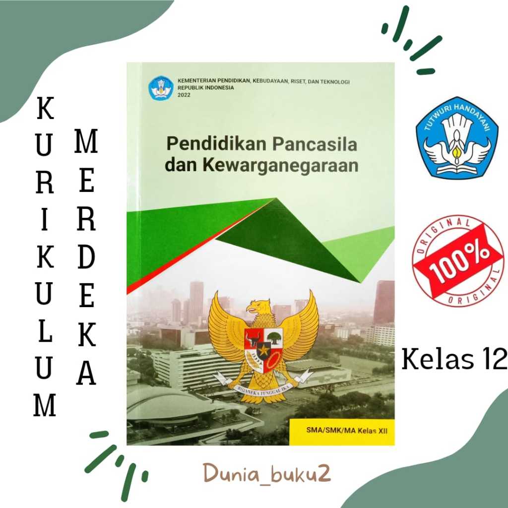 BUKU SISWA PKN KURIKULUM PENGGERAK-MERDEKA KELAS 12 SMA/K