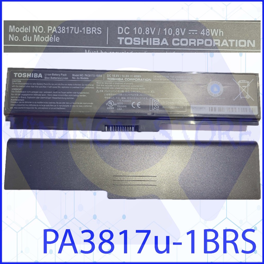 PA3817u-1BRS BATTERY BATERAI TOSHIBA SATELLITE C600 C640 C645 L645 L655 L735 L745 L755 A665 ORIGINAL