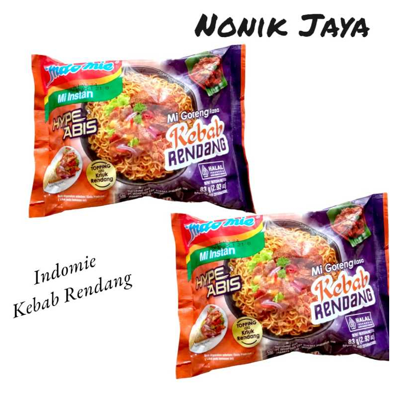 

Indomie Kebab Rendang Paket 5 pcs