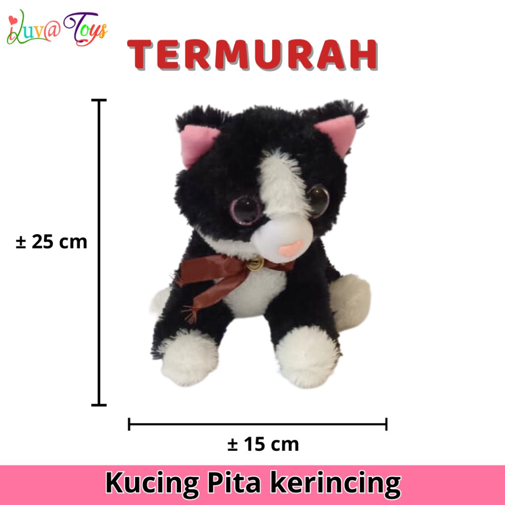 Boneka Kucing Pita Kerincing 11271 (TERMURAH)