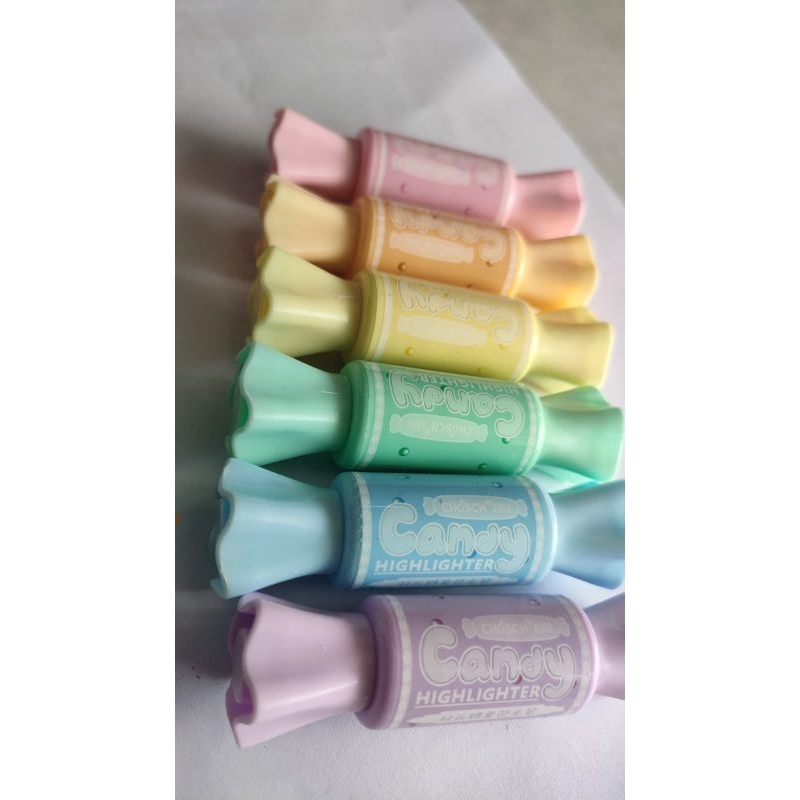 

Stabilo Highlighter twin 6 warna Candy