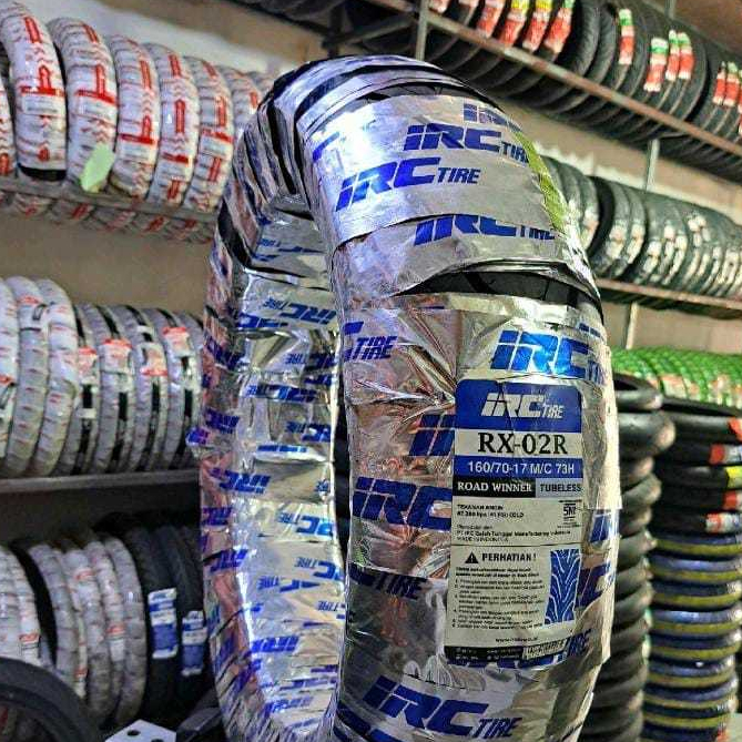 BAN LUAR IRC RX-02 160/70-17 KHUSUS UNTUK MOTOR SPORT SILAHKAN DI CEK DI KERANJANG KUNINGNYA BOSKU