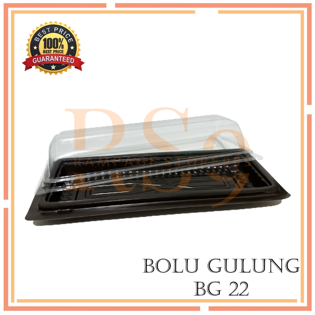 [20 SET] mika tray kue bolu gulung BGT 22 / tempat brownies / tempat bolu gulung / mika bolu gulung 