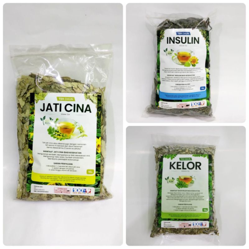 

Teh Herbal Daun Kelor / Teh Seduh Teh Insulin / Teh Diabetes / Teh Diet / Teh Daun Jati Cina