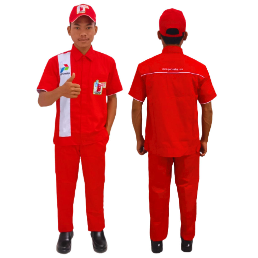 Baju Operator Spbu Pasti Pas Setelan | ,Pengawas ,Teknisi , Office Boy