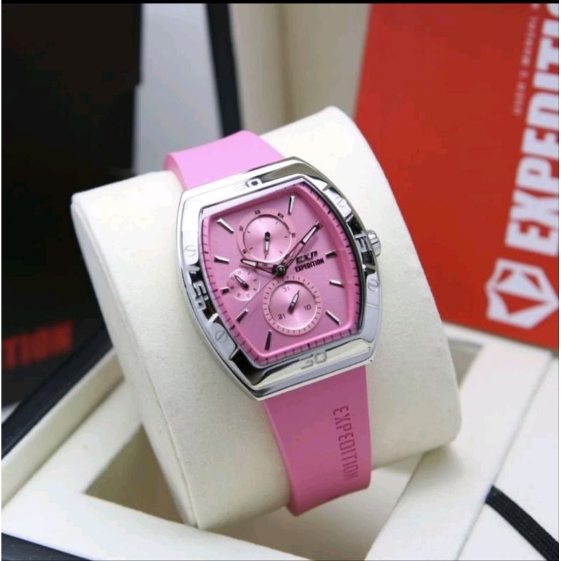 Expedition 6800 jam tangan Wanita Analog strap Rubber Original