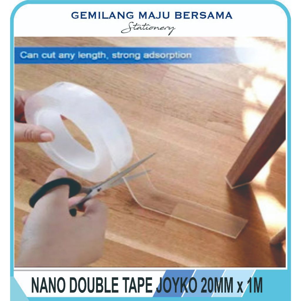 

NANO DOUBLE TAPE JOYKO 20MM x 1M (NDST A01-20)