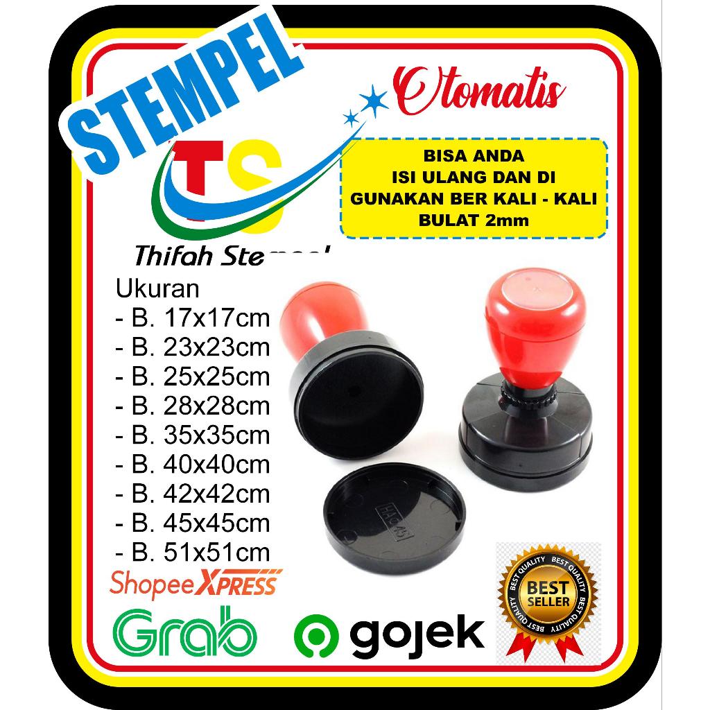 

STEMPEL OTOMATIS INI TIDAK PERLU LAGI DI ISI TINTA