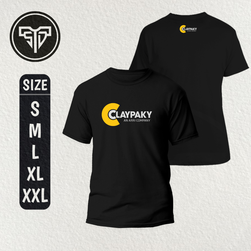 Kaos Claypaky Lighting | Kaos Lighting Crew | Baju Lighting Panggung | Depan Belakang