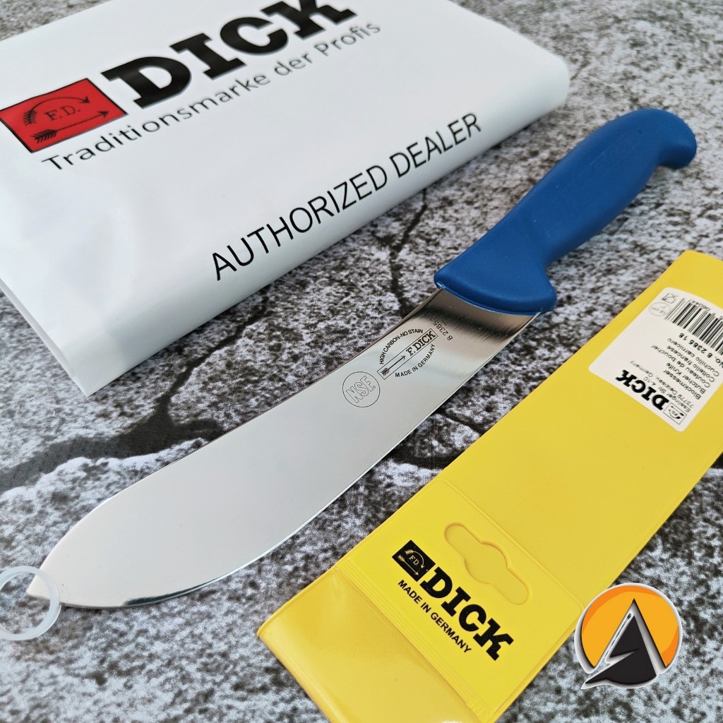 Butcher knife pisau daging sembelih F. Dick made in germany bullnose original 18 cm 8.2385.18
