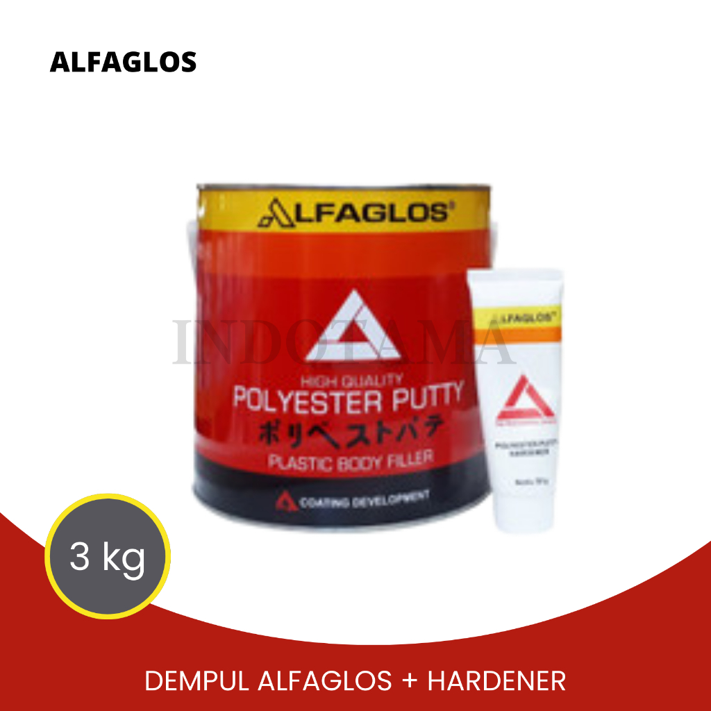 DEMPUL ALFAGLOS / ALFAGLOS + HARDENER 3KG