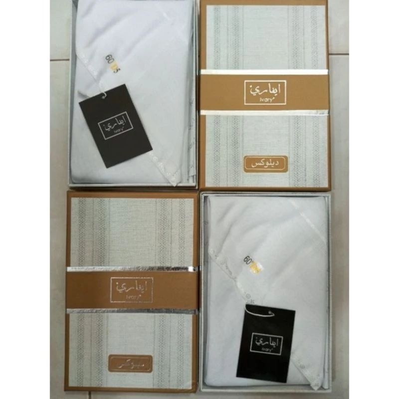 SORBAN PUTIH IVARY MADE IN SAUDI ARABIA
