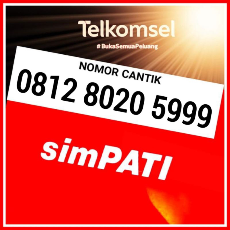 Nomor Cantik Simpati 999 9999  Perdana Telkomsel Triple 999