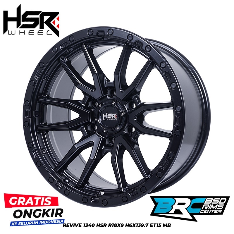 VELG MOBIL PAZERO FORTUNER HUMMER TRITON REVIVE 1340 HSR R18X9 H6X139,7 ET15 MB