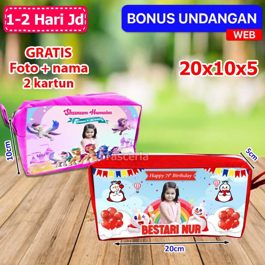 

Pensil Case Custom Mixue / Pouch Skincare Custom / kotak pensil anak custom