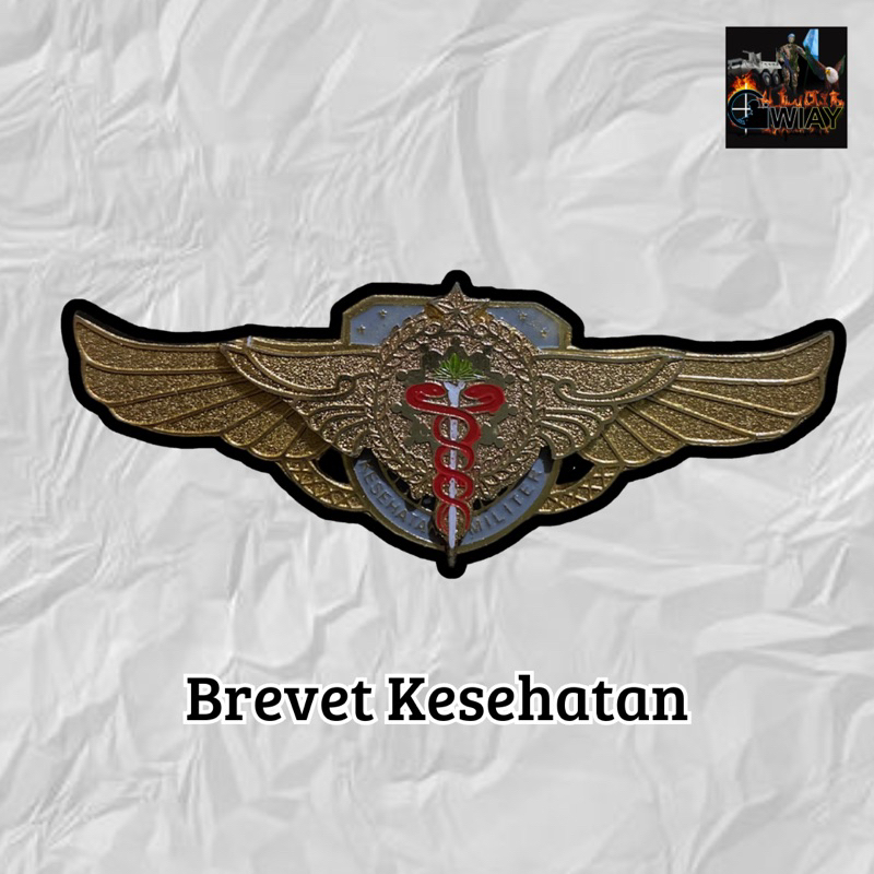Pin / Bros / Wings / Brevet Kesehatan Militer TNI POLRI