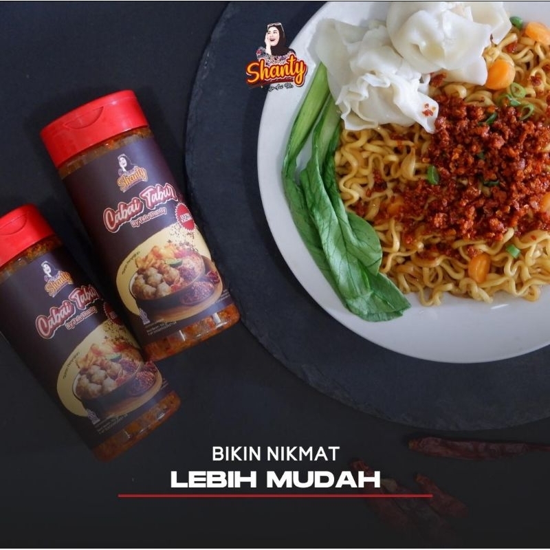 

RB22 "BUMBU DAPUR" - Cabai Tabur Extra Kacang by Teh Shanty Kemasan Botol 100 gram