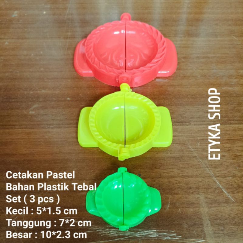 Cetakan Kue Pastel/Cetakan Pastel Set 3 Pcs