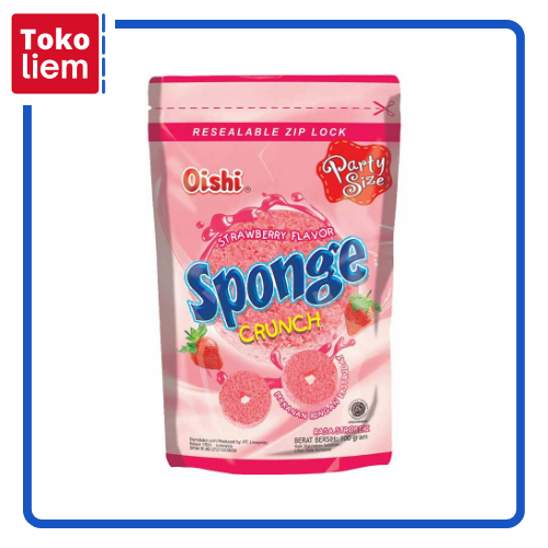 

Oishi Snack Sponge Crunch Strawberry 100G