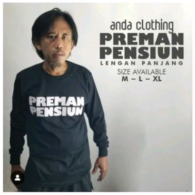 kaos preman pensiun premium original