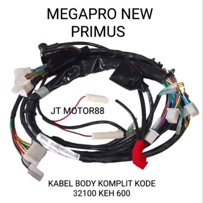KABEL BODY KOMPLIT MEGAPRO NEW PRIMUS 32100 KEH 600